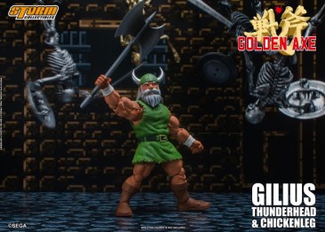 Storm Collectibles Golden Axe Gilius Thunderhead and Chickenleg Figure Set