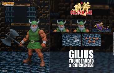 Storm Collectibles Golden Axe Gilius Thunderhead and Chickenleg Figure Set