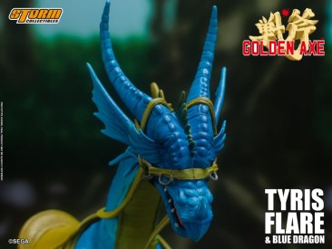 Storm Collectibles Golden Axe Tyris Flare and Blue Dragon Figure Set