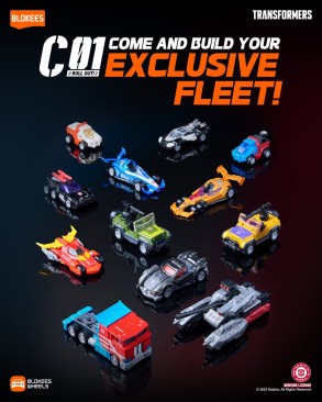 Blokees Wheels Transformers C01 Roll Out Sealed PDQ of 12