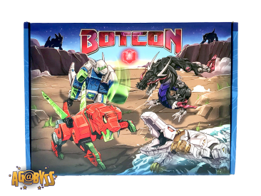 Botcon 2022 52Toys Exclusive Beastbox Box Set (Set of 4 Figures) with Pin (Damaged Box)