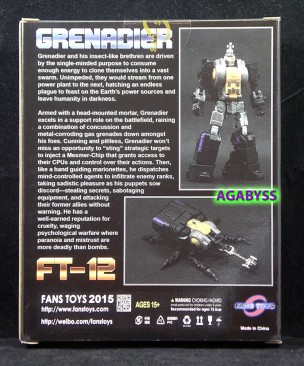 Fans Toys FT-12 Grenadier Grey Chest [2021 REISSUE]