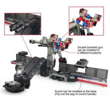 Fans Hobby Master Builder MB-09B Trailer for MB-04 Gun Fighter II