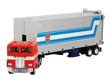 Transformers Masterpiece Missing Link C-01 Optimus Prime With Trailer