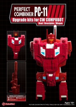 Perfect Effect PC-11 Combiner Upgrade Set for Computron (Head & Chest)