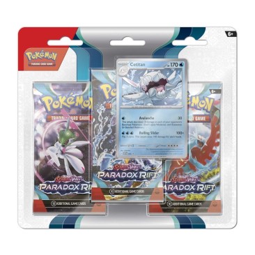 Pokémon TCG: Scarlet & Violet-Paradox Rift Blister 3 Pack Cetitan or Arctibax