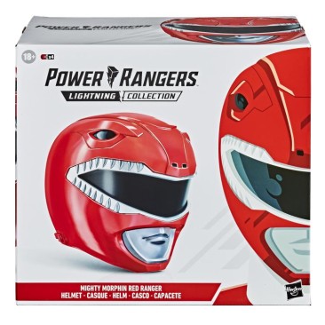 Power Rangers Mighty Morphin Lightning Collection Red Ranger 1:1 Scale Wearable Helmet