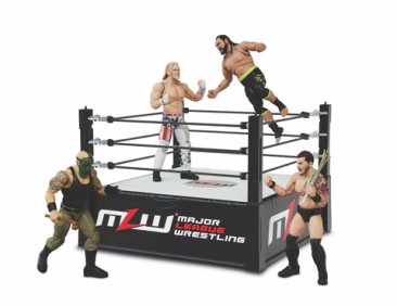 Boss Fight Studio Ring Playset – Major League Wrestling