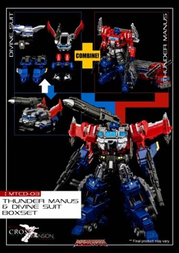 Maketoys MTCD-03 Thunder Manus and Divine Suit Set