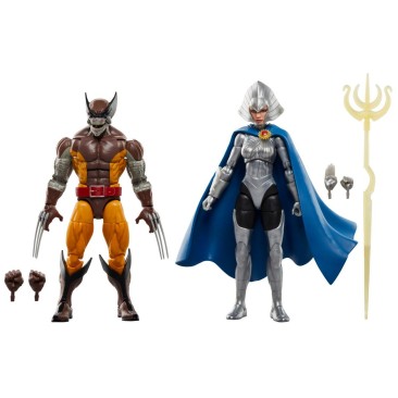 Marvel Legends Wolverine (Brood Infection Form) and Lilandra Neramani