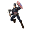Blokees CC03 Marvel Infinity Saga Champion Series Captain America