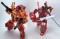 Fans Hobby Master Builder MB-06D Orange Power Baser and MB-11D Orange God Armor Set of 2