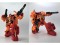 Fans Hobby Master Builder MB-06D Orange Power Baser and MB-11D Orange God Armor Set of 2