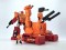 Fans Hobby Master Builder MB-06D Orange Power Baser and MB-11D Orange God Armor Set of 2