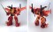 Fans Hobby Master Builder MB-06D Orange Power Baser and MB-11D Orange God Armor Set of 2