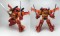 Fans Hobby Master Builder MB-06D Orange Power Baser and MB-11D Orange God Armor Set of 2