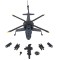 Transformers Takara Tomy Overgear OG-02 Blackout