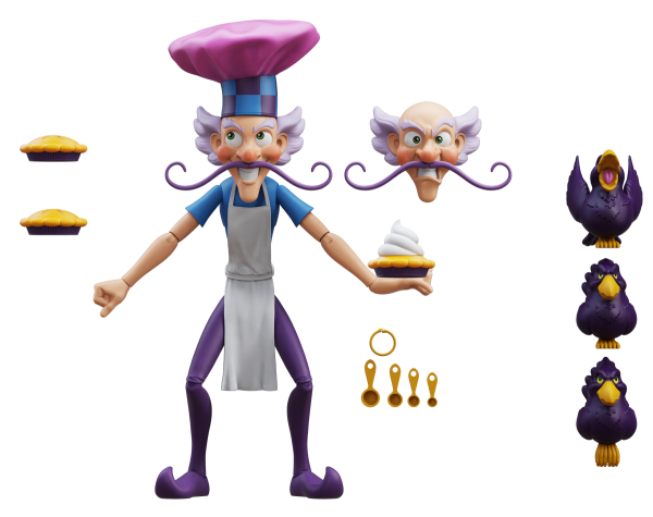 Boss Fight Studio PURPLE PIEMAN Deluxe w/Capt. Cackles- World of Strawberry Shortcake