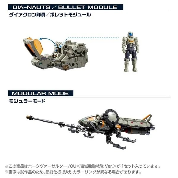 Diaclone TM-37 Tactical Mover Hawk Versaulter / OU (Cosmo Squadron Ver.)