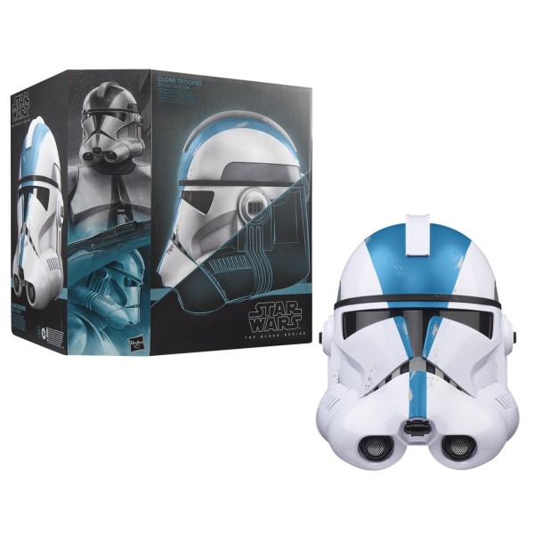 Star Wars The Black Series: Ahsoka Clone Trooper 501st Legion Electronic Helmet