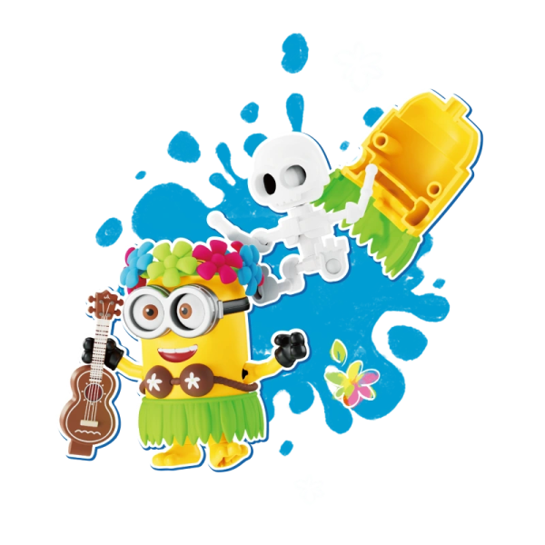 Blokees Minions SUMMER BELLO Mokoo Series Wave 02 Sealed Box of 6
