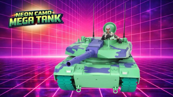 Botcon 2025 Agabyss Exclusive Neon Mega Tank