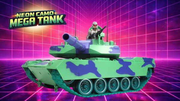 Botcon 2025 Agabyss Exclusive Neon Mega Tank