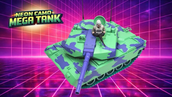 Botcon 2025 Agabyss Exclusive Neon Mega Tank