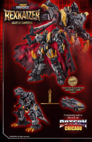 SAMG Mini Force Rex Kaiser Black Edition Botcon 2026