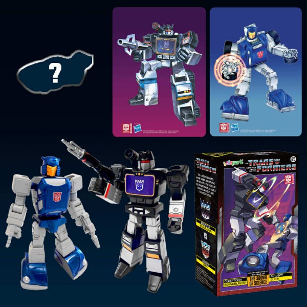 BotCon Exclusive Soundblaster Vs Glyph Set  w/ Pin and Card