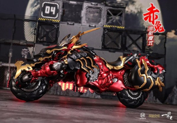 Motor Nuclear Red Hare (Metallic) 1/72 Scale Transforming Figure