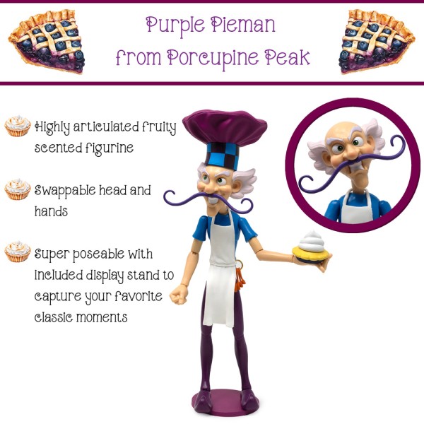 Boss Fight Studio PURPLE PIEMAN Deluxe w/Capt. Cackles- World of Strawberry Shortcake