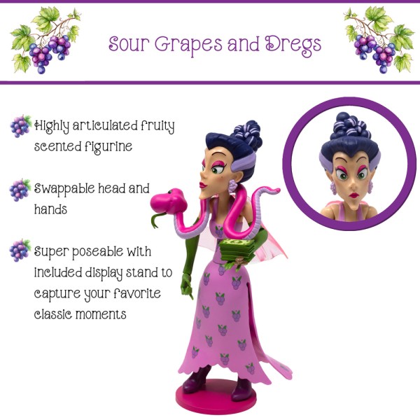 Boss Fight Studio SOUR GRAPES Deluxe w/Dregs- World of Strawberry Shortcake