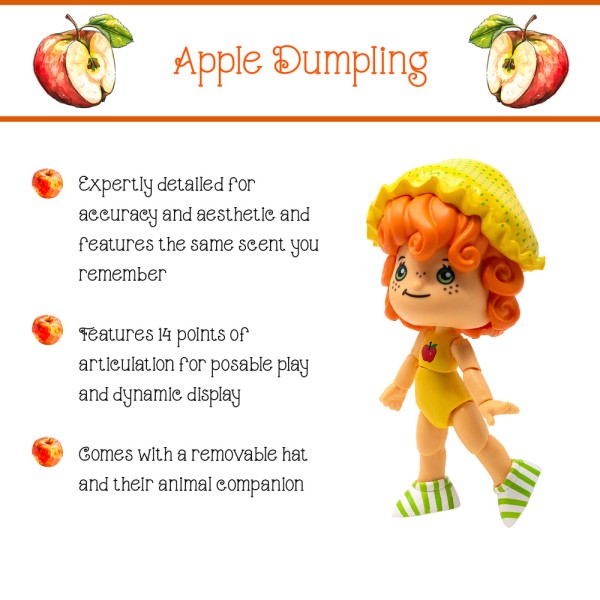 Boss Fight Studio APPLE DUMPLIN' Deluxe w/Tea Time- World of Strawberry Shortcake