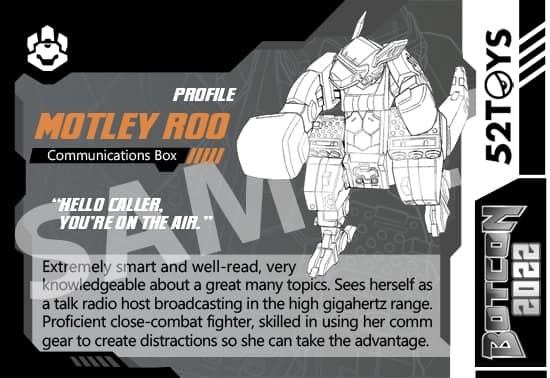 BotCon 2022 52Toys Motley Roo