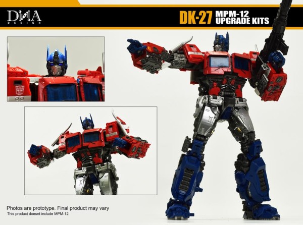 ERS MDNA Design DK-27 Upgrade Kit For MPM-12 Optimus Prime