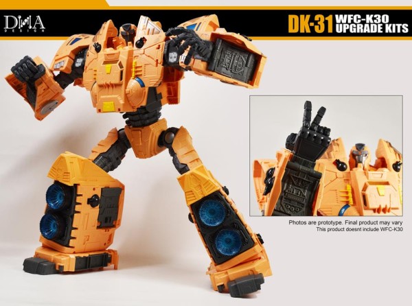 DNA Design DK-31 Upgrade Kit For WFC-K30 Titan Autobot Ark