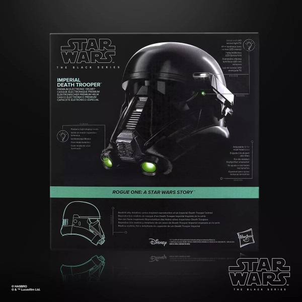STAR WARS The Black Series Imperial Death Trooper Electronic Helmet