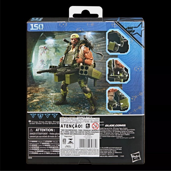 G.I. Joe Classified Series #150, Heavy Duty with Man-Portable Heavy Weapons System