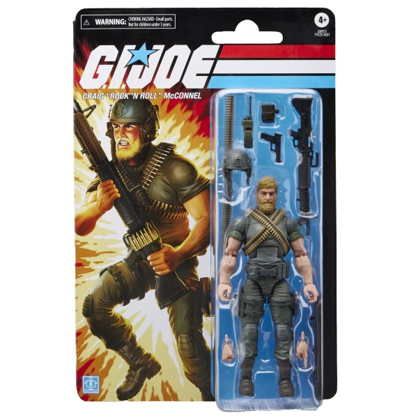 G.I. Joe Classified Series Retro Cardback Craig “Rock ’N Roll” McConnel