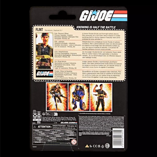 G.I. Joe Classified Series Retro Cardback Flint