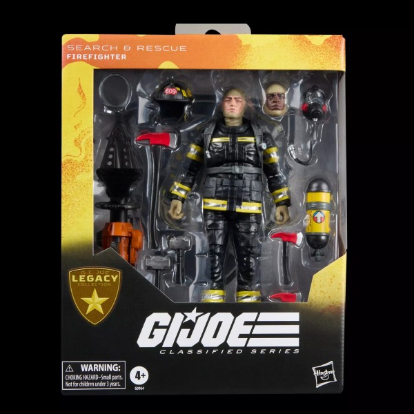 G.I. Joe Classified Series Legacy Collection Search & Rescue Firefighter