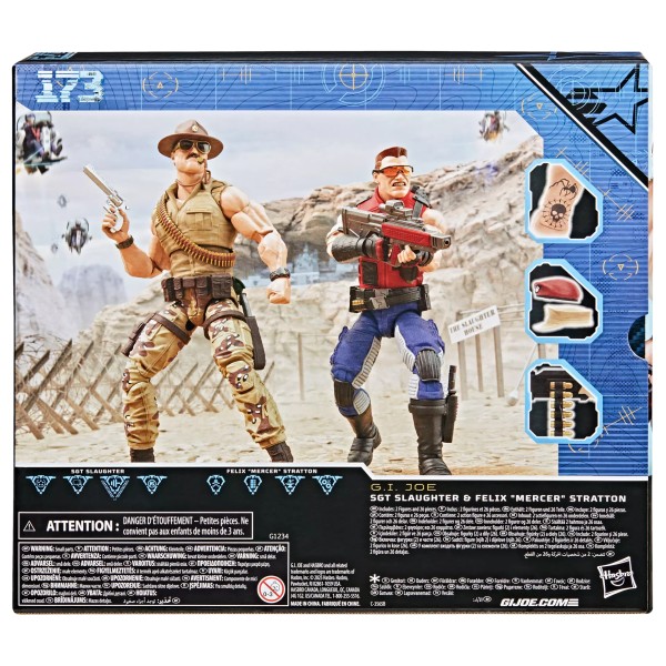 G.I. Joe Classified Series #173, Sgt Slaughter & Felix "Mercer" Stratton