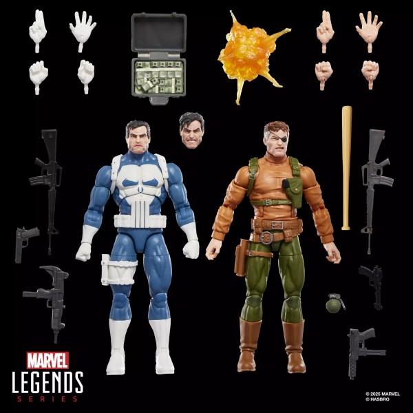 Marvel Legends Series Gamerverse Punisher and Nick Fury