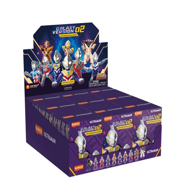 Blokees Figures Ultraman Galaxy Version 02 New Generation Legend (Case of 9)