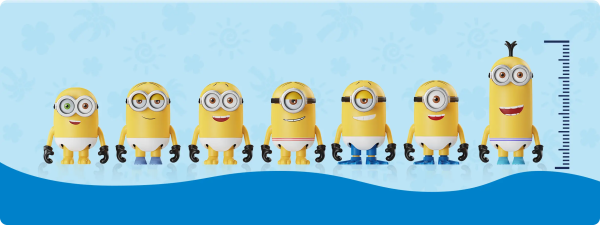 Blokees Minions SUMMER BELLO Mokoo Series 02 (Sealed Box of 6)