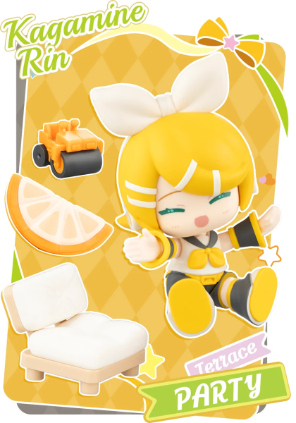 Blokees Hatsune Miku Terrace Party DaaVibe 01- Sealed PDQ of 6 VB01