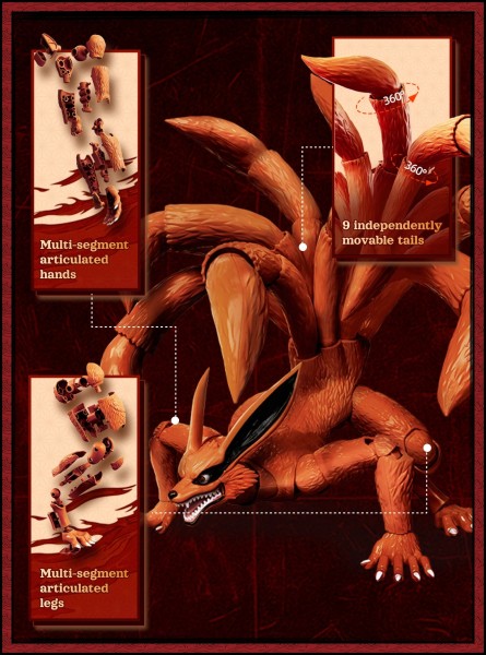 Blokees Naruto KURAMA (NINE TAILS) - Shippuden Legend Edition 01