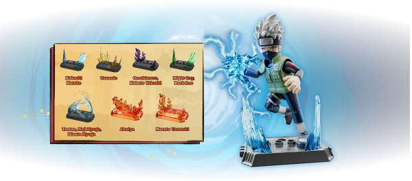 Blokees Naruto Shippuden Galaxy Version Wave 02 - The Place The Leaves Dance - Sealed Box of 9