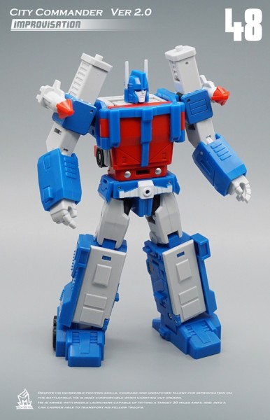 Mech Fans Toys MF-48 City Commander Improvisation 2.0 Ultrl Magenus [REISSUE]